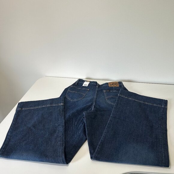 Lee Womens Legendary High Rise Trouser Jeans Size 10 Long w/ Slight Stretch - Picture 2 of 16